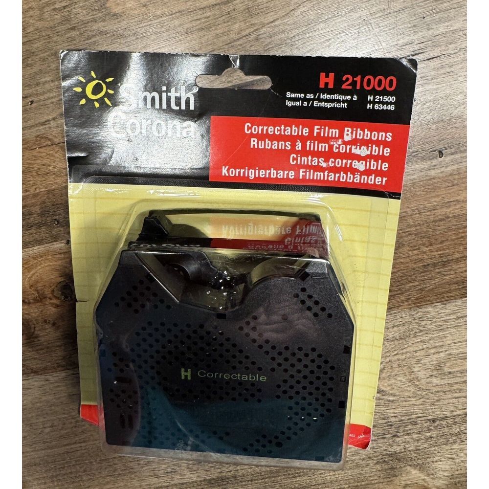 Sealed Smith Corona H Series 21000 Correctable 2 pk. Typewriter Ribbon